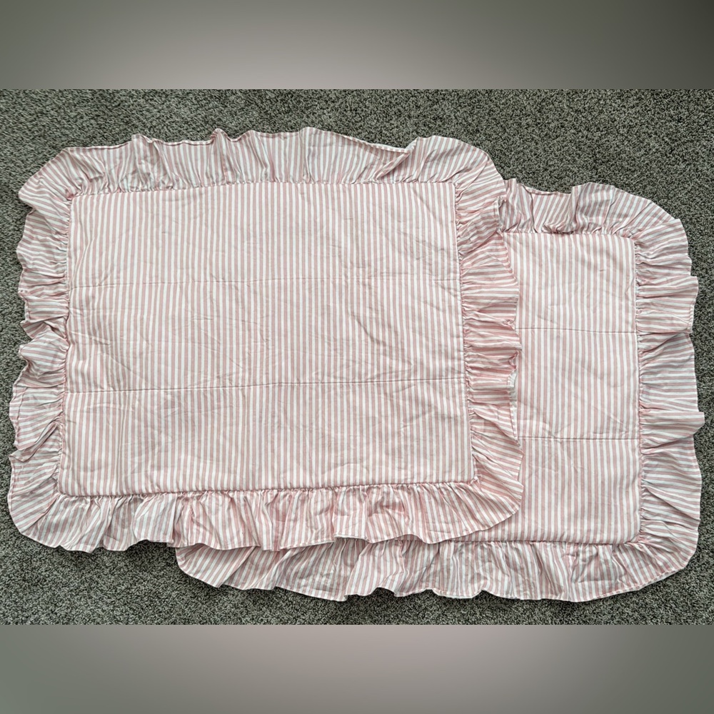 Beddy’s Pillow Shams in Flutterby Striped